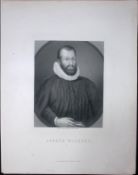George Wishart Martyr Scotland 1873 Antique 152 Years-Old Engraving-47