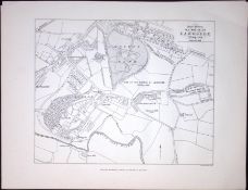 The Battlefield of Langside Scotland Antique 152 Years-Old Detailed Print-5