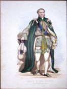 Order of The Thistle Antique Coloured 152 Years-Old Print-31