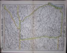 1883 Antique Letts Map United States Georgia, Alabama, Tennessee-8