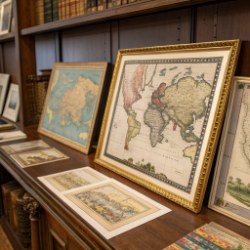 No Reserve Antique Maps & Prints | Thorburn Birds | British Flowers | Mammals | County Maps | Trains & Railways | Fish & Birds | Metal Art Works