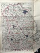 Antique 139 Years-Old Scarce Map Lincolnshire 1885 Boundary Changes.