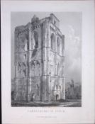 Cambuskenneth Tower Stirling Scotland Antique 152 Years-Old Engraving-21
