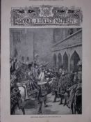 Queen Victoria Antique 1887 Golden Jubilee 30-Page Complete Newspaper