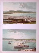 Scotland Greenock & Helensburgh Antique Coloured Print-25