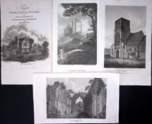 Shropshire Job-Lot Antique 213 Years-Old Georgian Steel-Engravings-1