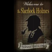 Sherlock Holmes Traditional Pub Sign Metal Wall Art