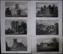 Staffordshire Job-Lot Antique 210 Years-Old Georgian Steel-Engravings-1.