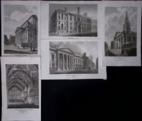 London & Middlesex Job-Lot Antique 210 Years-Old Georgian Steel-Engravings-3