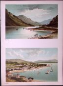 Scotland Loch Eck & Dunoon Antique Coloured Print-26