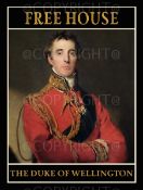 Duke of Wellington Traditional British Pub Free Houses Metal Wall Art