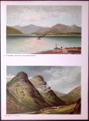 Scotland The Pass of Glencoe & The Ardgower Mountains Antique Print-48