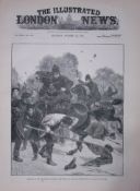 London Hyde Park Unemployed Riots Antique 139 Years-Old Prints Images & Reports.