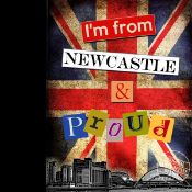I'm From Newcastle And Proud Metal Wall Art