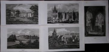 Wiltshire Job-Lot Antique 212 Years-Old Georgian Steel-Engravings-3.