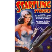 Startling Stories Classic Cult Sci-Fi Cover Stunning Metal Art