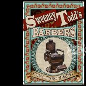 Sweeney Todd Barbers Victorian Style Metal Wall Art
