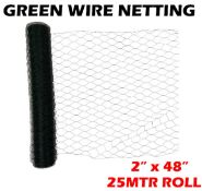 1200mm x 25 Metre Green Wire Netting: 2