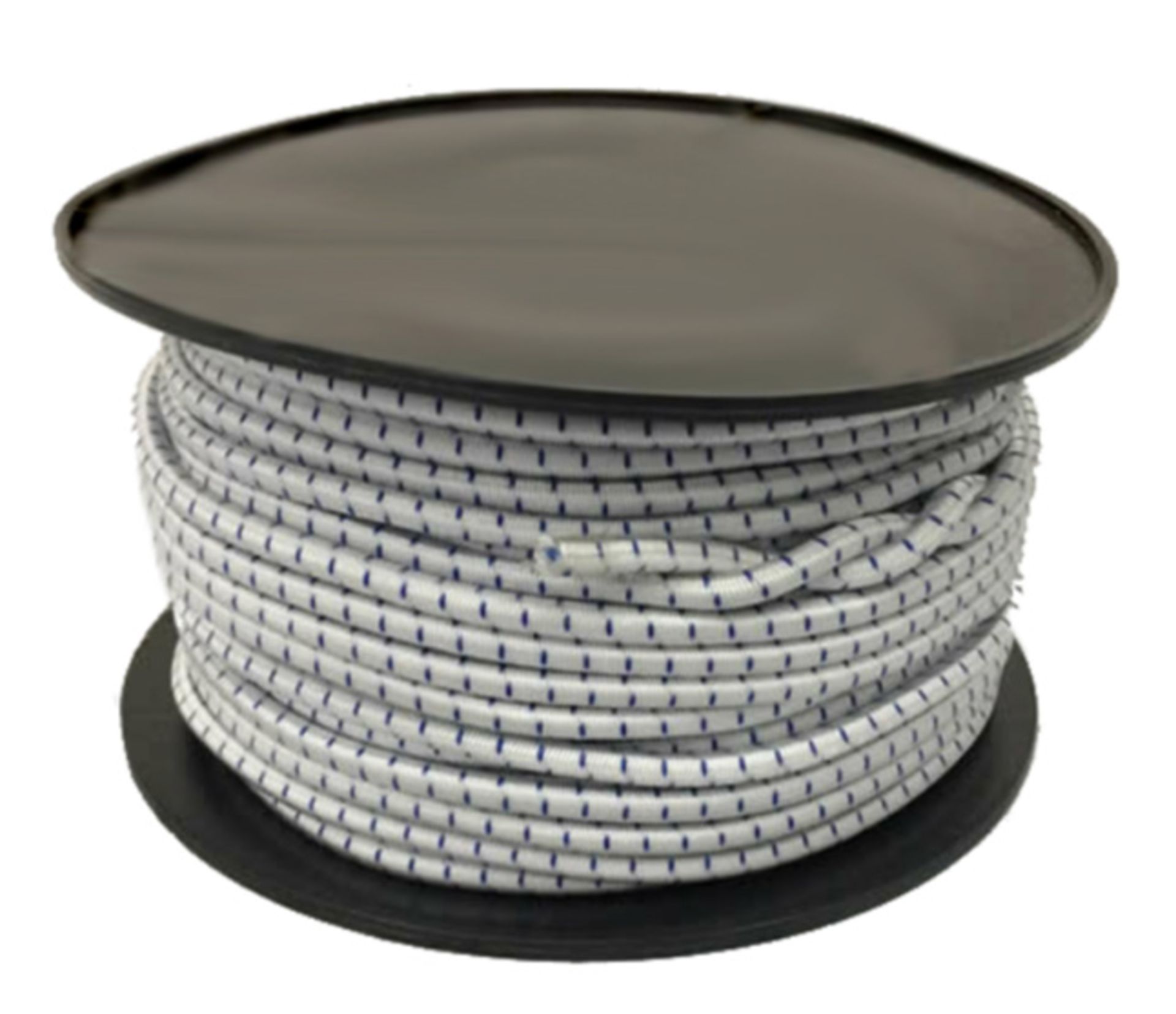 100M Reels Bungee Cord White 6MM Elastic Shock