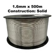 2x Electric Fence Wires: 1.6MM x 500M, Solid, HDG