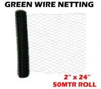 600mm x 50 Metre Green Wire Netting: 2