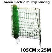 Electric Poultry Netting 105cm x 25 Metres