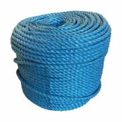 2 x 220 Metre Coil 6MM Dia. Blue Polyproplene Rope