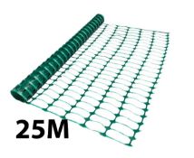 2 x 25M Green Mesh Plastic Barrier Fences