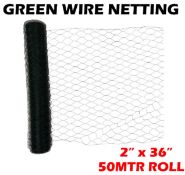 900mm x 50 Metre Green Wire Netting: 2