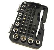 2 x Socket Wrench and Screw Bit Set