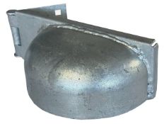 2 x Padlock Hasp & Staple. Left Hand. Galvanised Protectors