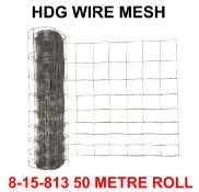 50 Metre x 80cm HDG Wire Mesh: 8-15-813. 50M Roll