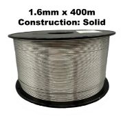 2x Electric Fence Wires: 1.6MM x 400M, Solid, HDG