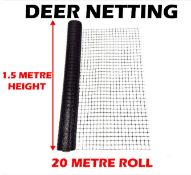 Deer Netting, 50MM Black, 80GSM,1.50M x 20M