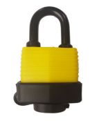 4 x Waterproof 40mm Laminated Standard Padlocks