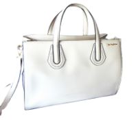 Byblos Milano Italy Tote Bag With Gold Stud Embellishment