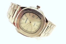 New Gents Stainless Steel Quartz Bracelet Watch