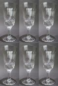 Set of 6 Tudor Crystal Glasses