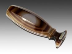 19th Century Banded Agate Desk Seal