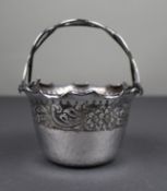 Antique Silver Plated Handled Basket