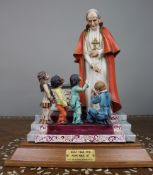 Large Capodimonte Porcelain Figurine – Pope Paul VI