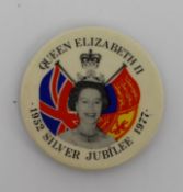 Queen Elizabeth II Silver Jubillee Badge