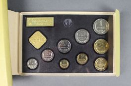 Leningrad Mint Soviet Mint Coin Set 1980
