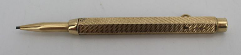 Vintage 9ct Gold Propelling Pencil