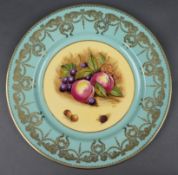 Aynsley Fruit Cabinet Plate