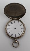 Antique Silver Pocket Watch – Key-Wind Open Face Case