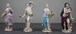 19th Century Meissen Porcelain Figurines – Set of the Four Seasons