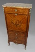 Fine Antique French Marquetry Escritoire c.1880
