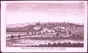 Suffolk St Edmunds Bury Rare 1776 Georgian Copper Plate Antique Engraving -68