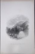 Ireland Tara Mountains Dinis Island Killarney Antique 183 Years-Old Steel-Engraving-30.